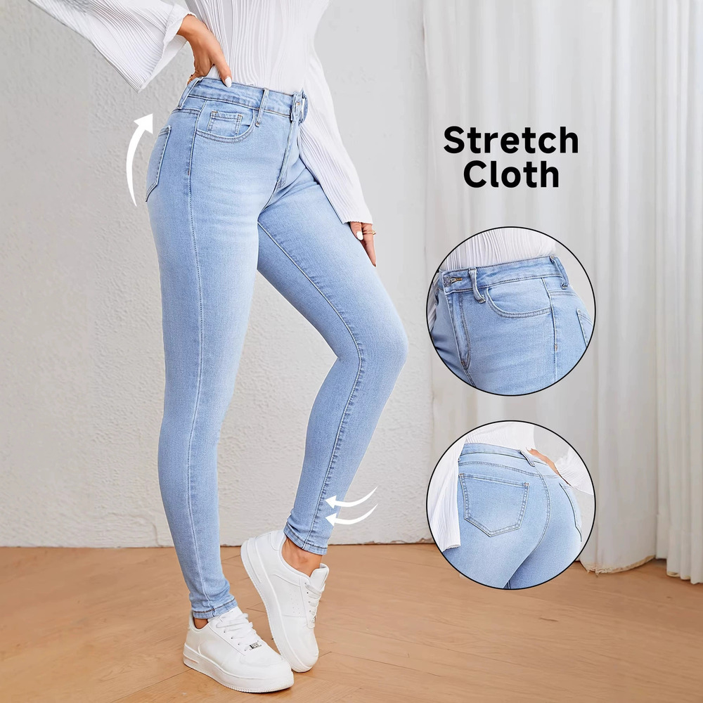 ZARA Stylish Women Stretch Skinny Jeans Factory Direct Supply